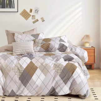 Beauty Home Σετ σεντόνια υπέρδιπλα Art 12276 Anna 230x260 Γκρι,Μπεζ Beauty Home Σετ σεντόνια υπέρδιπλα Art 12276 Anna 230x260 Γκρι,Μπεζ
