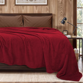 LINO Κουβέρτα Υπέρδιπλή (220x240) Fleece Napnest Μπορντώ LINO Κουβέρτα Υπέρδιπλή (220x240) Fleece Napnest Μπορντώ