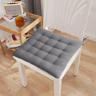 Melinen Home Μαξιλαρι Καρεκλασ Τετραγωνο Mad Dark Grey 40Χ40