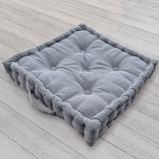 Melinen Home Μαξιλαρι Δαπεδου Hart Light Grey 45Χ45