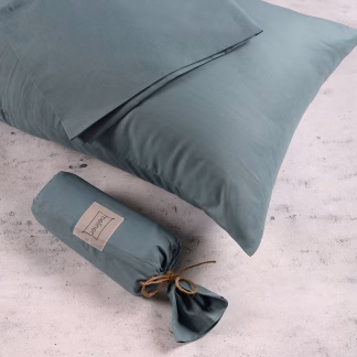 Melinen Home Σετ Μαξιλαροθηκεσ 50X70 Urban Line Dark Aqua 50X70