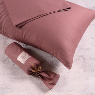Melinen Home Σετ Μαξιλαροθηκεσ 50X70 Urban Line Rose/Brown 50X70