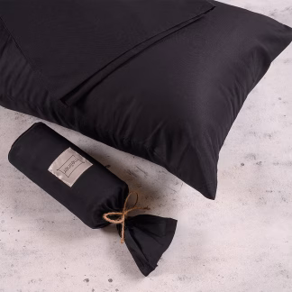Melinen Home Παπλωματοθηκη Μονη 160X245 Urban Line Black 160Χ245
