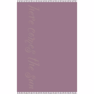 Melinen Home Πετσετα Θαλασσησ Beatles Plum (86Χ160) 86X160