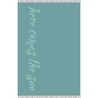 Melinen Home Πετσετα Θαλασσησ Beatles Aqua (86Χ160) 86X160