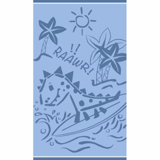 Melinen Home Παιδικη Πετσετα Θαλασσησ Dinosaur Surfer Blue (70Χ120) 70Χ120 Melinen Home Παιδικη Πετσετα Θαλασσησ Dinosaur Surfer Blue (70Χ120) 70Χ120