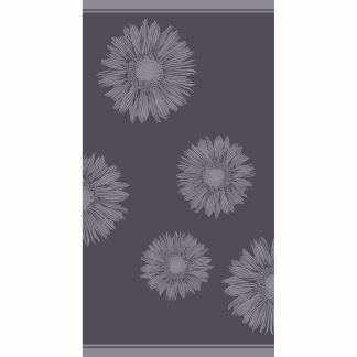 Melinen Home Πετσετα Θαλασσησ Flower Dark Grey (86Χ160) 86X160
