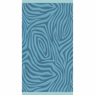 Melinen Home Πετσετα Θαλασσησ Zebra Blue (86Χ160) 86X160
