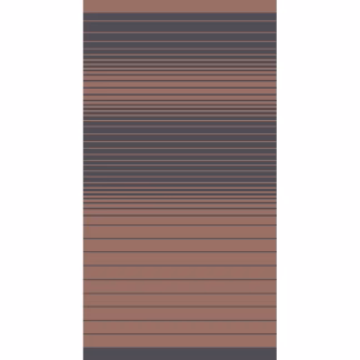 Melinen Home Πετσετα Θαλασσησ Stripes Brown (86Χ160) 86X160