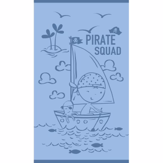 Melinen Home Παιδικη Πετσετα Θαλασσησ Pirate Squad Blue (70Χ120) 70Χ120 Melinen Home Παιδικη Πετσετα Θαλασσησ Pirate Squad Blue (70Χ120) 70Χ120