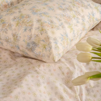 Melinen Home Σετ Μαξιλαροθηκεσ (Π) Chloe Peach Casual Line (50X70) 50Χ70