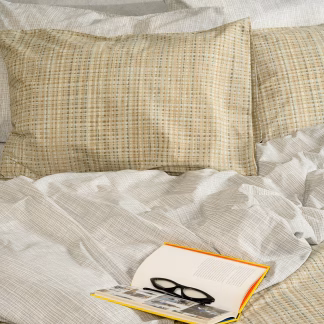 Melinen Home Σετ Μαξιλαροθηκεσ (Π) Mateo Grey Casual Line (50X70) 50Χ70