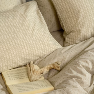 Melinen Home Σετ Μαξιλαροθηκεσ (Π) Layla Beige Casual Line (50X70) 50Χ70
