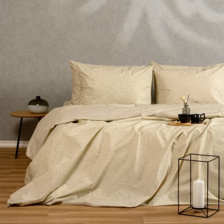 Melinen Home Παπλωματοθηκη Μονη Chantal Beige Ultra Line (165X245) 165Χ245