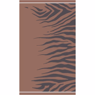 Melinen Home Πετσετα Θαλασσησ Tiger Brown (86Χ160) 86X160