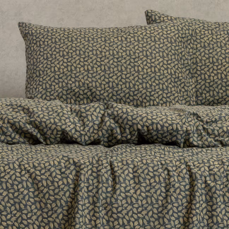 Melinen Home Σετ Μαξιλαροθηκεσ Φανελενιεσ Elise Blue (53X72) 53Χ72