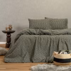 Σετ Σεντόνια Φανελένια King Size Με Λάστιχο Elise Μπλε (180×200+30)