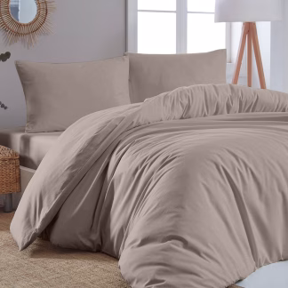 Beauty Home Πάπλωμα μονό μονόχρωμο Art 1999 160x240 Μπεζ