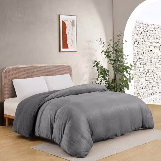 Melinen Home Παπλωματοθηκη Υπερδιπλη Shelby Anthracite (225X245) 225Χ245