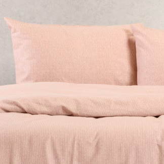 Melinen Home Σετ Μαξιλαροθηκεσ Φανελενιεσ Owen Rose (53X72) 53Χ72