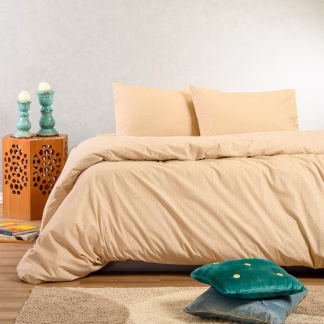 Melinen Home Σεντονι (Σετ 3 Τεμ.) 160Χ200+30 Owen Beige Winter Line Mini 53X72cm