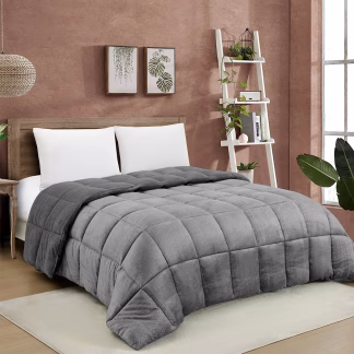 Melinen Home Κουβερτοπαπλωμα Μονο Shelby Anthracite (160X220) 160Χ220