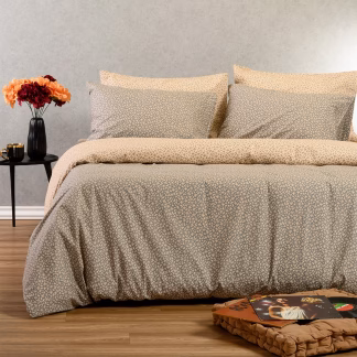 Melinen Home Σετ Σεντονια Υπερδιπλα (Λ) Samuele Grey Ultra Line (160Χ200+32) 235Χ270