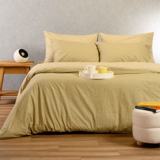Melinen Home Σετ Σεντονια Υπερδιπλα (Λ) Samuele Olive/Beige Ultra Line (160Χ200+32) 235Χ270