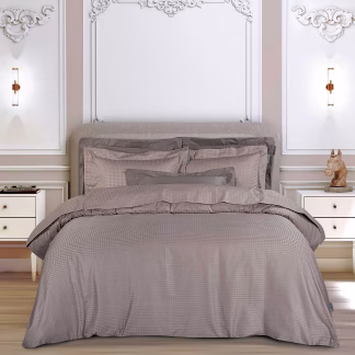 Greenwich Polo Club Παπλωματοθηκη Σετ Υπερδιπλh Classic 2293 Taupe Taupe