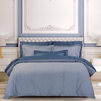 Greenwich Polo Club Παπλωματοθηκη Σετ Υπερδιπλh Essential 2294 Blue Blue