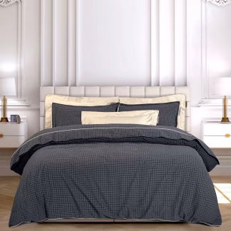 Greenwich Polo Club Παπλωματοθηκη Σετ Υπερδιπλh Essential 2297 Black Black