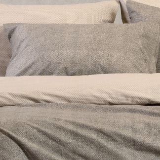 Melinen Home Σετ Μαξιλαροθηκεσ (Π) Luca Grey Ultra Line (50X70) 50Χ70