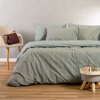 Melinen Home Σετ Σεντονια Υπερδιπλα (Λ) Paris Aqua Ultra Line (160Χ200+32) 235Χ270