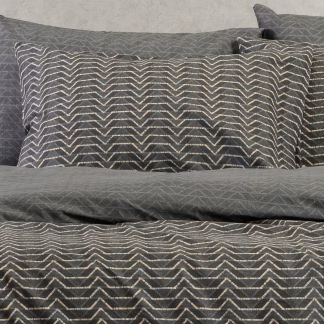 Melinen Home Σετ Μαξιλαροθηκεσ (Π) Paris Anthracite Ultra Line (50X70) 50Χ70