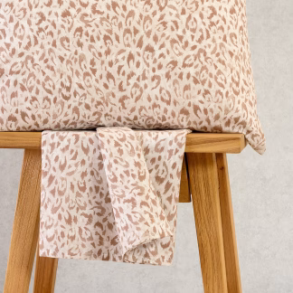Melinen Home Σεντονι (Σετ 3 Τεμ.) 160Χ200+32 Leo Mocca Casual Line Mini 50Χ70cm