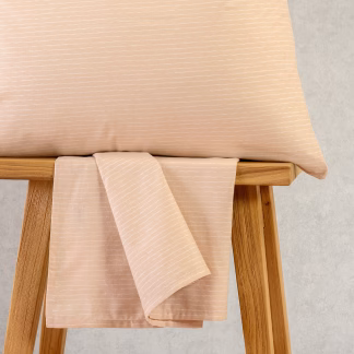 Melinen Home Σεντονι (Σετ 2 Τεμ.) 100Χ200+32 Davide Beige Casual Line Mini 50X70cm
