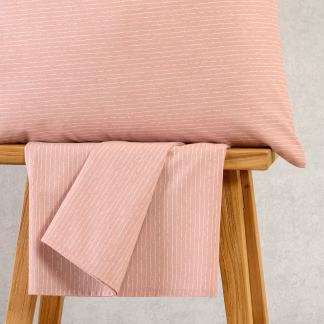 Melinen Home Σεντονι (Σετ 2 Τεμ.) 100Χ200+32 Davide Rose Casual Line Mini 50X70cm