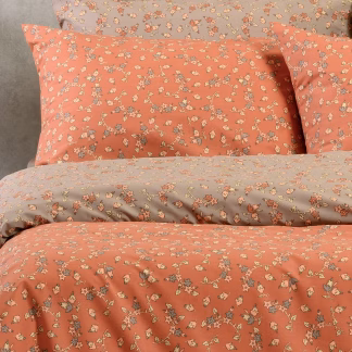 Melinen Home Σετ Μαξιλαροθηκεσ (Π) Cesare Apricot Casual Line (50X70) 50Χ70