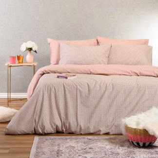 Melinen Home Σετ Σεντονια Υπερδιπλα (Λ) Davide Rose Casual Line (160Χ200+32) 235Χ270