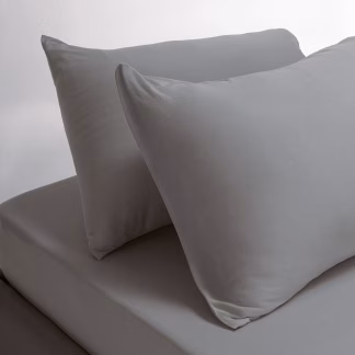 Melinen Home Σεντονι Jersey (Σετ 2 Τεμ.) 100Χ200+35 Grey 100Χ200+35cm+50X70cm