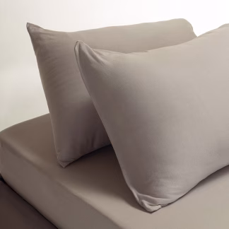 Melinen Home Σεντονι Jersey (Σετ 3 Τεμ.) 180Χ200+35 Light Grey 180Χ200+35cm+50X70cm