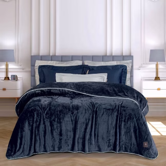 Κουβερτα Fleece 170x240 Essential 4442 Royal Blue