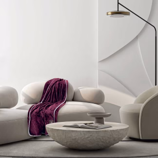 Κουβερτα Καναπε Fleece 130χ170 Essential 4440 Bordeaux