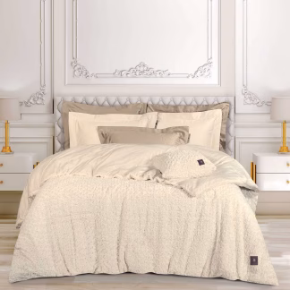 Greenwich Polo Club Κουβερτοπαπλωμα Rabbit Faux Fur King Essential 3960 Ecru Ecru