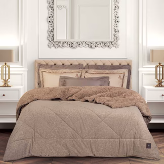 Greenwich Polo Club Κουβερτοπαπλωμα King Sherpa Essential 4437 Taupe Taupe