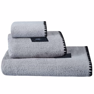 Greenwich Polo Club Σετ Πετσετεσ 3 Τεμαχιων Essential 4110 Grey Grey