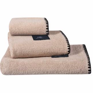 Greenwich Polo Club Σετ Πετσετεσ 3 Τεμαχιων Essential 4111 Beige Beige