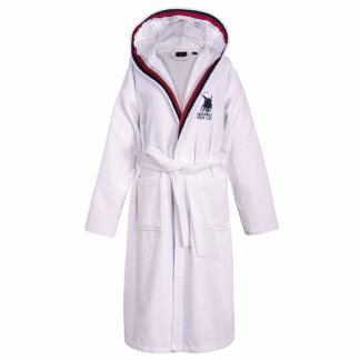 Greenwich Polo Club Μπουρνουζι Small Essential 3062 White White