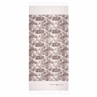 Pareo Printed 80χ180 3668 Brown Pareo Printed 80χ180 3668 Brown