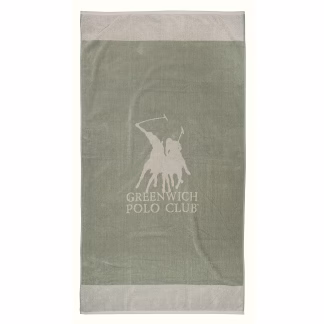 Greenwich Polo Club Πετσετα Θαλασσησ 90Χ170 3888 Ecru - Grey Ecru - Grey
